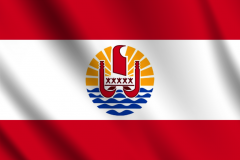 Bandera de Islas Polinesia Frencesa