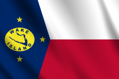 Bandera de Islas Wake