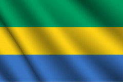 Bandera de Gabon