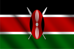 Bandera de Kenia