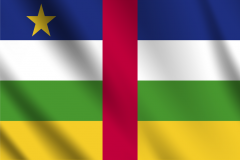 Bandera de Republica Centroafricana