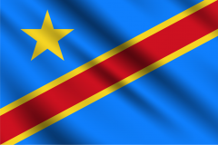 Bandera de Republica Democratica del Congo