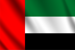 Bandera de Emiratos Arabes Unidos