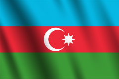 Bandera de Azerbaiyan