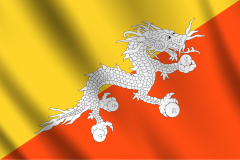 Bandera de Butan