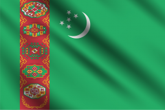 Bandera de Turkmenistan