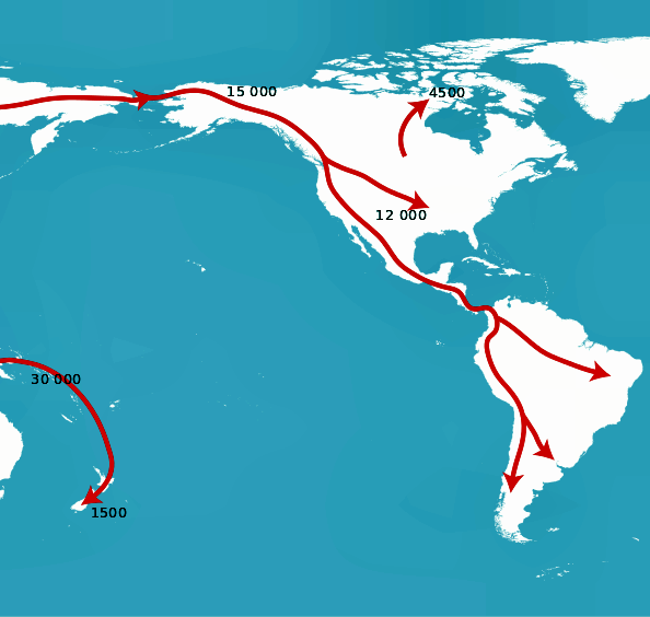 Posible ruta a traves del estrecho de bering