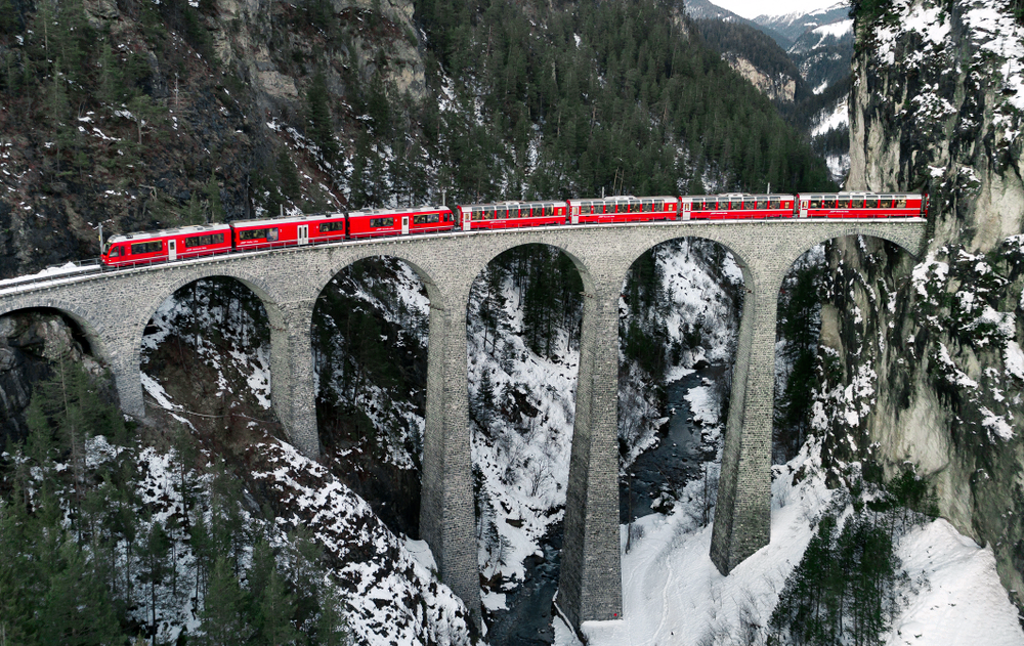 Recorrido en el Glacier Express