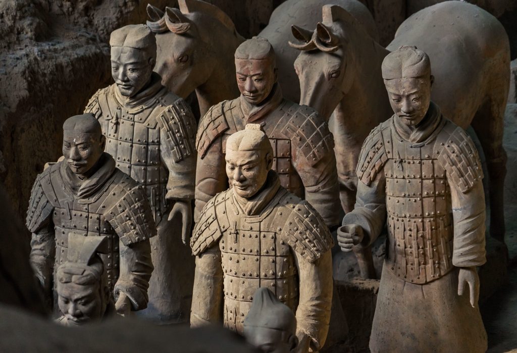 Guerreros de Terracota, Dinasstia Qin