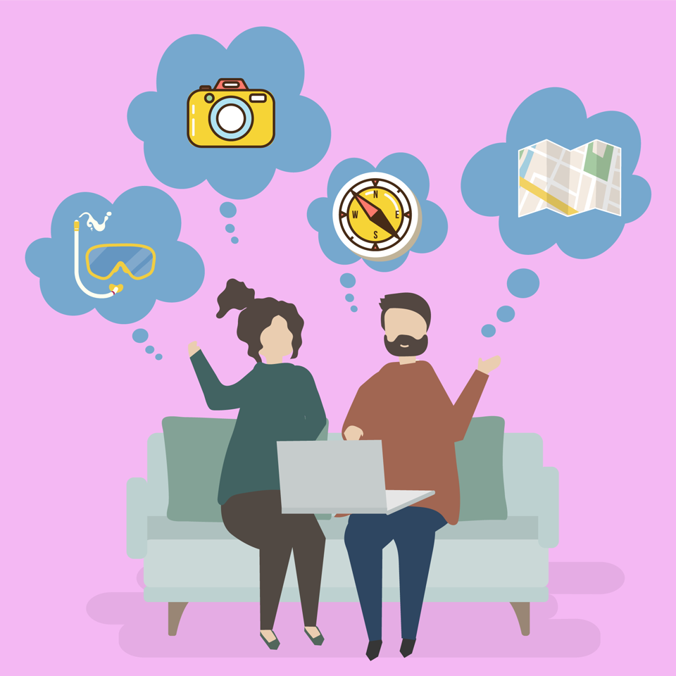 Anota todos los lugares turisticos que estas interesado