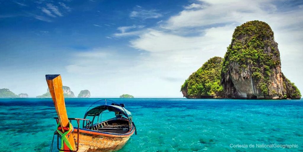 Imagen desde una de las playas de Tailandia