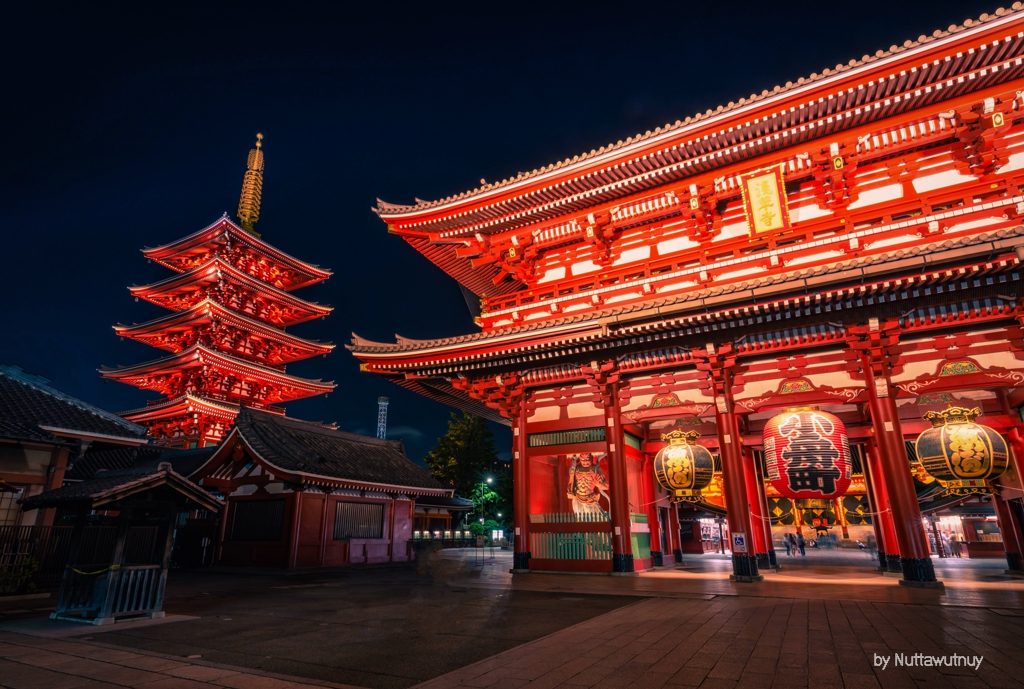 Templo Sensoji , Distrito de Asakusa