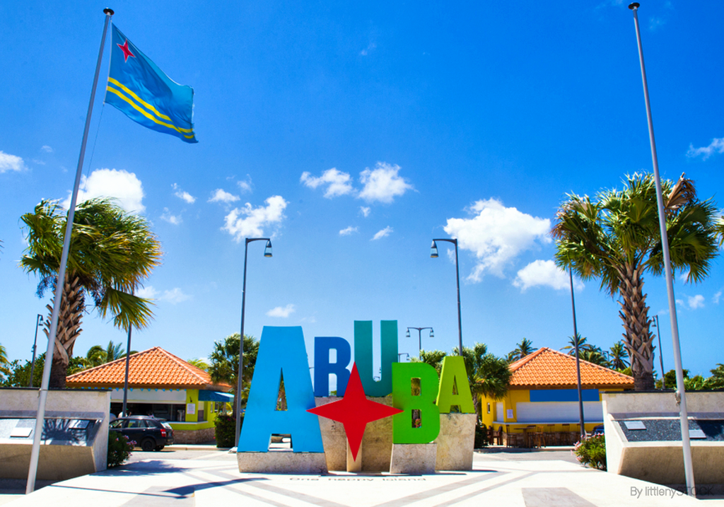 Bienvenidos a Aruba -ShutterStock Image