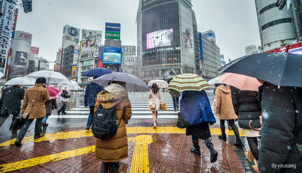 Invierno en la ciudad de Tokio - Shutterstock Image