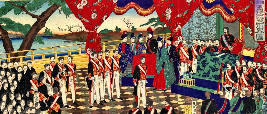 Durante la restauración Meiji, Japón comienza a abrirse al mundo occidental. - asianpacific.duke.edu