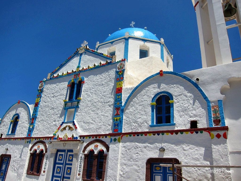 Iglesia de la Virgen María en Therasia, fundado en 1887