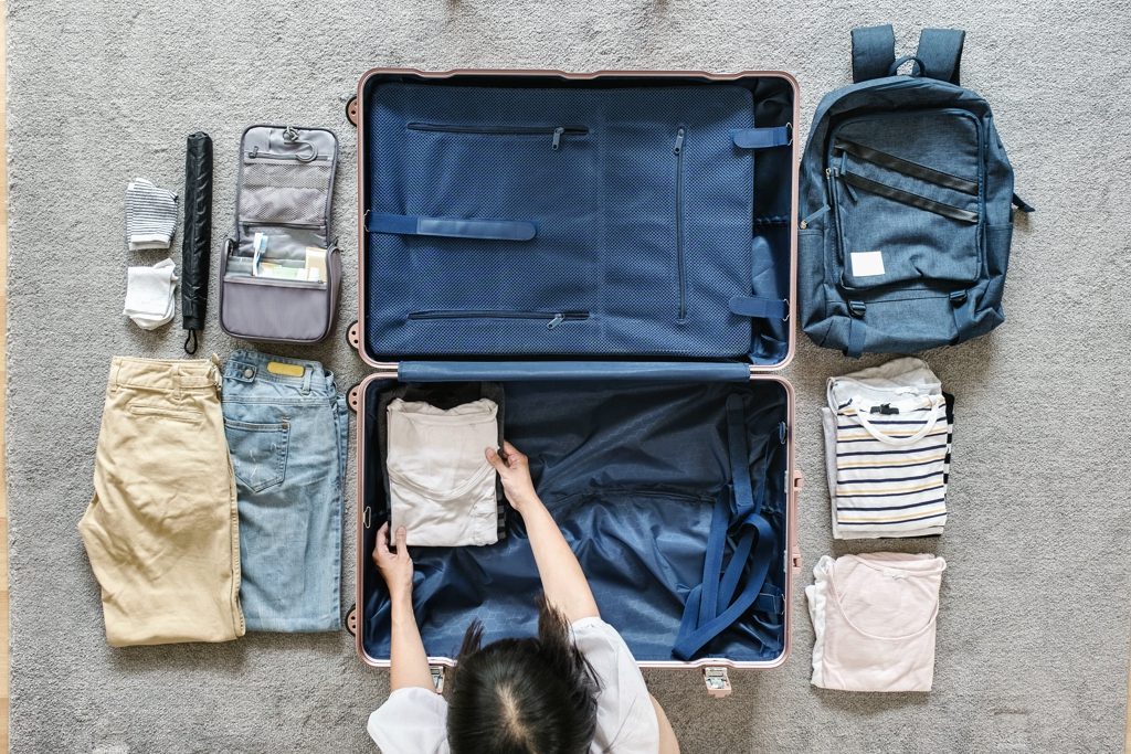 Trata de llevar lo que necesites, para utilizar mejor el espacio de tu maleta de viaje